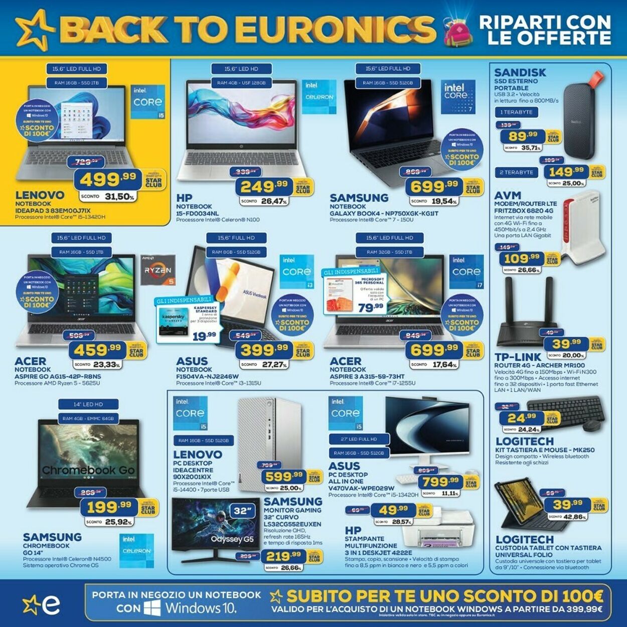 Volantino Euronics 21.08.2025 - 11.09.2025