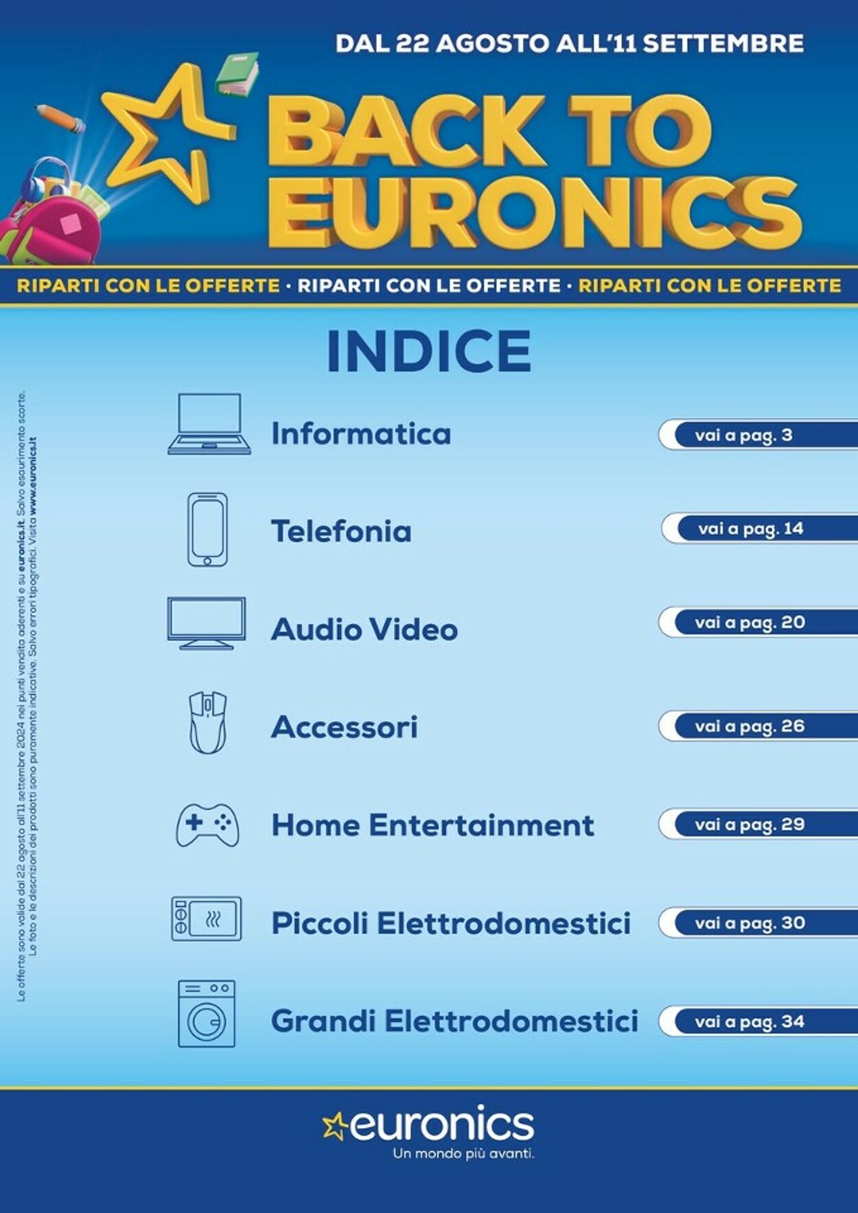 Volantino Euronics 22.08.2024 - 11.09.2024