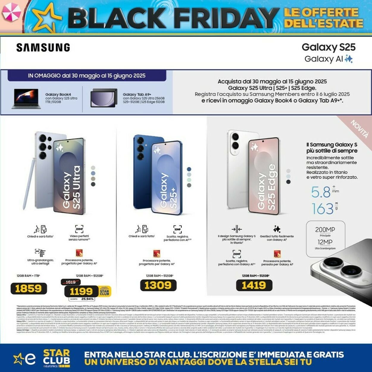 Volantino Euronics 05.06.2025 - 18.06.2025