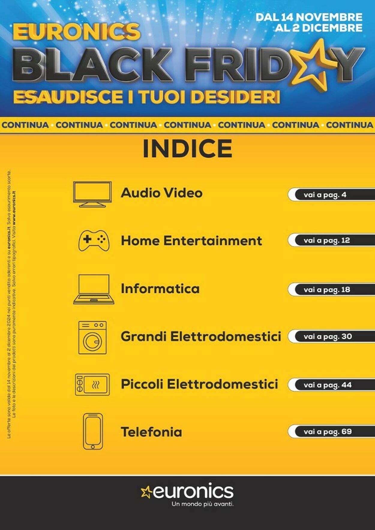 Volantino Euronics 13.11.2024 - 02.12.2024