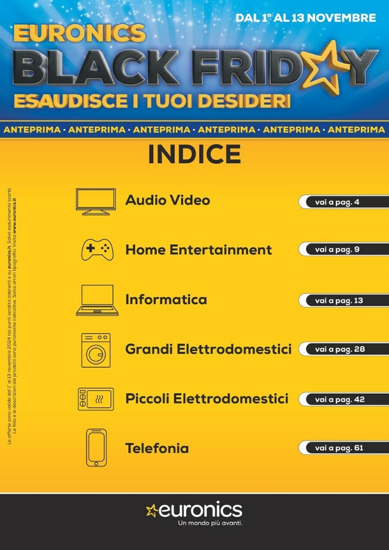 Volantino Euronics 31.10.2024 - 13.11.2024