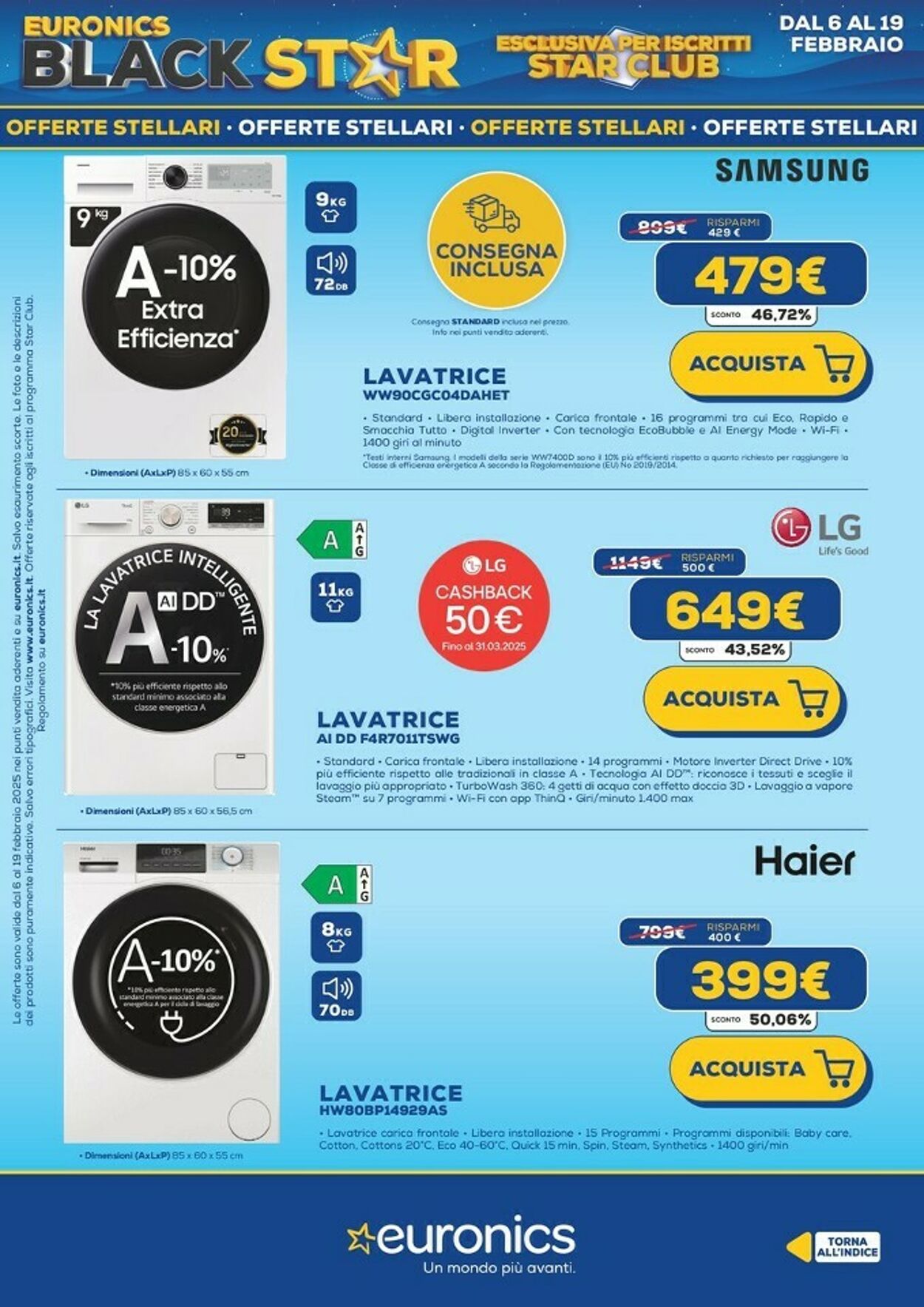 Volantino Euronics 06.02.2025 - 19.02.2025