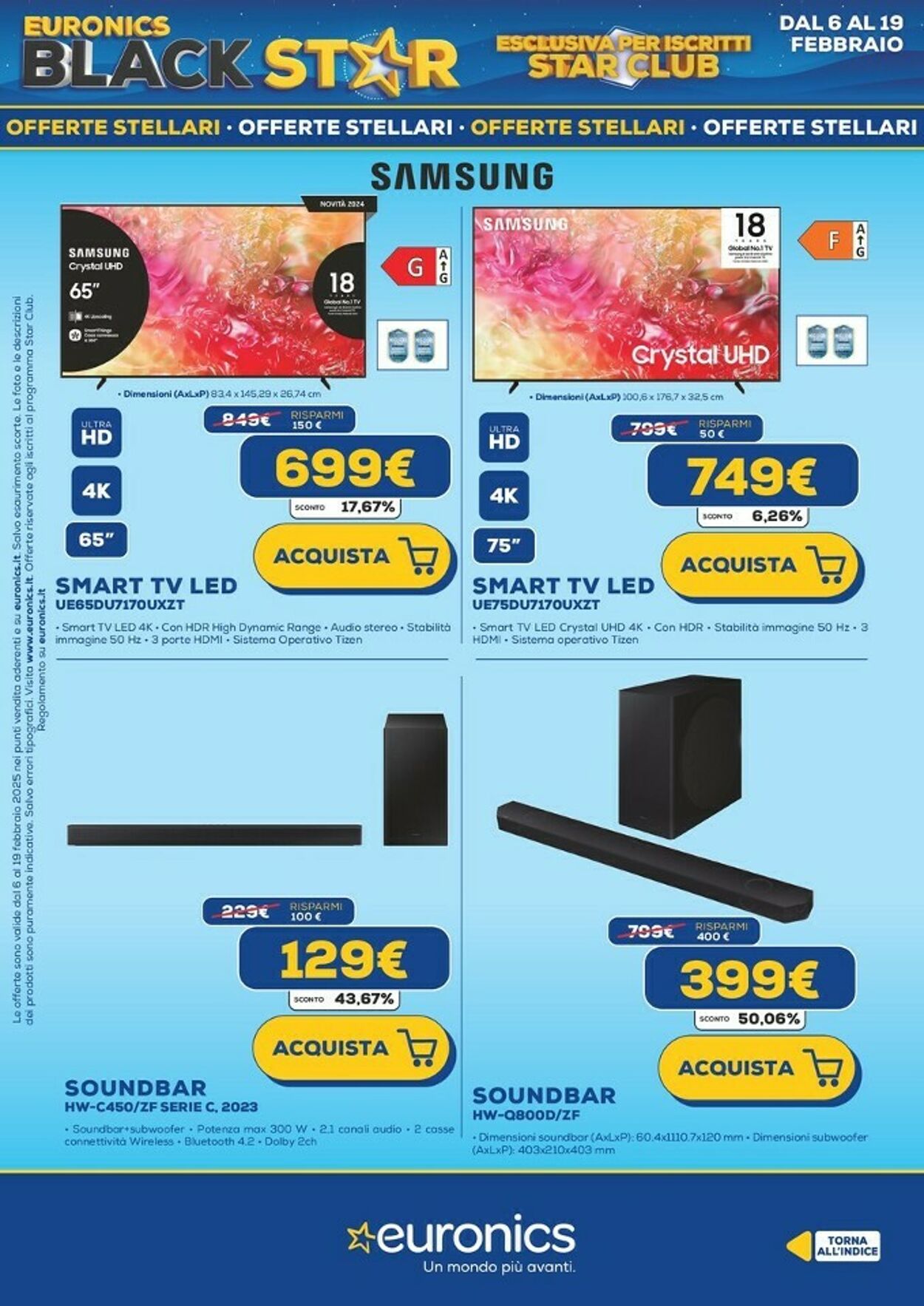 Volantino Euronics 06.02.2025 - 19.02.2025