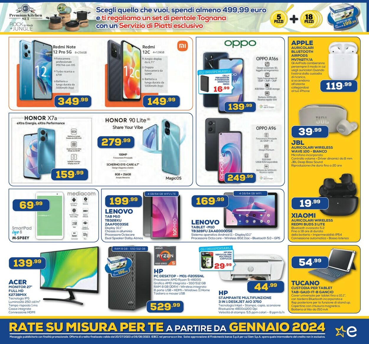 Volantino Euronics 20.07.2023 - 06.08.2023