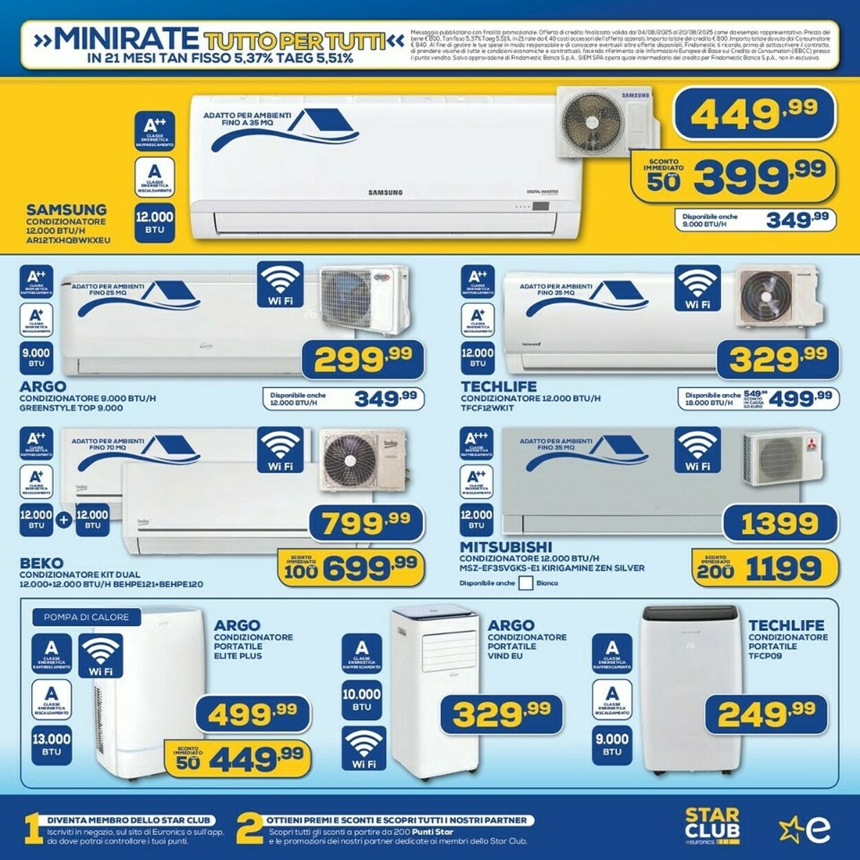 Volantino Euronics 04.08.2025 - 20.08.2025