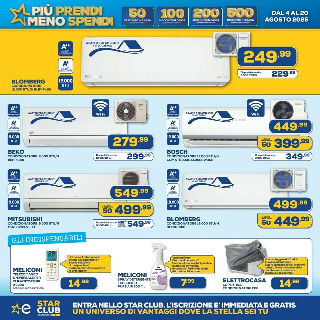 Volantino Euronics 04.08.2025 - 20.08.2025