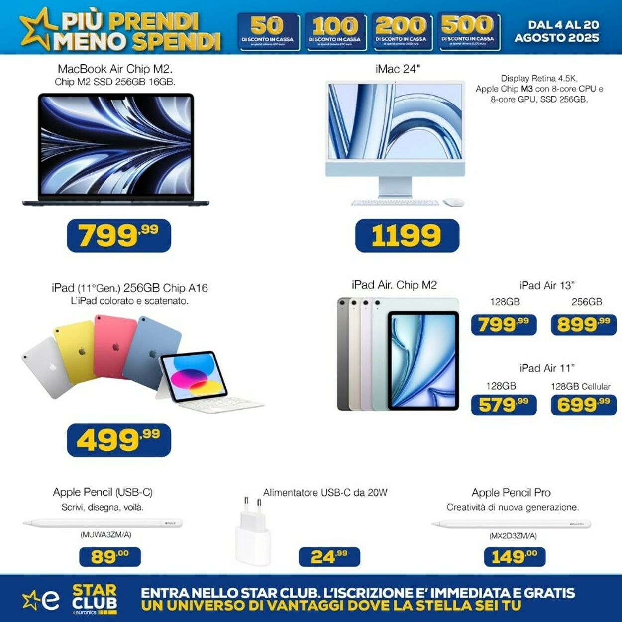 Volantino Euronics 04.08.2025 - 20.08.2025