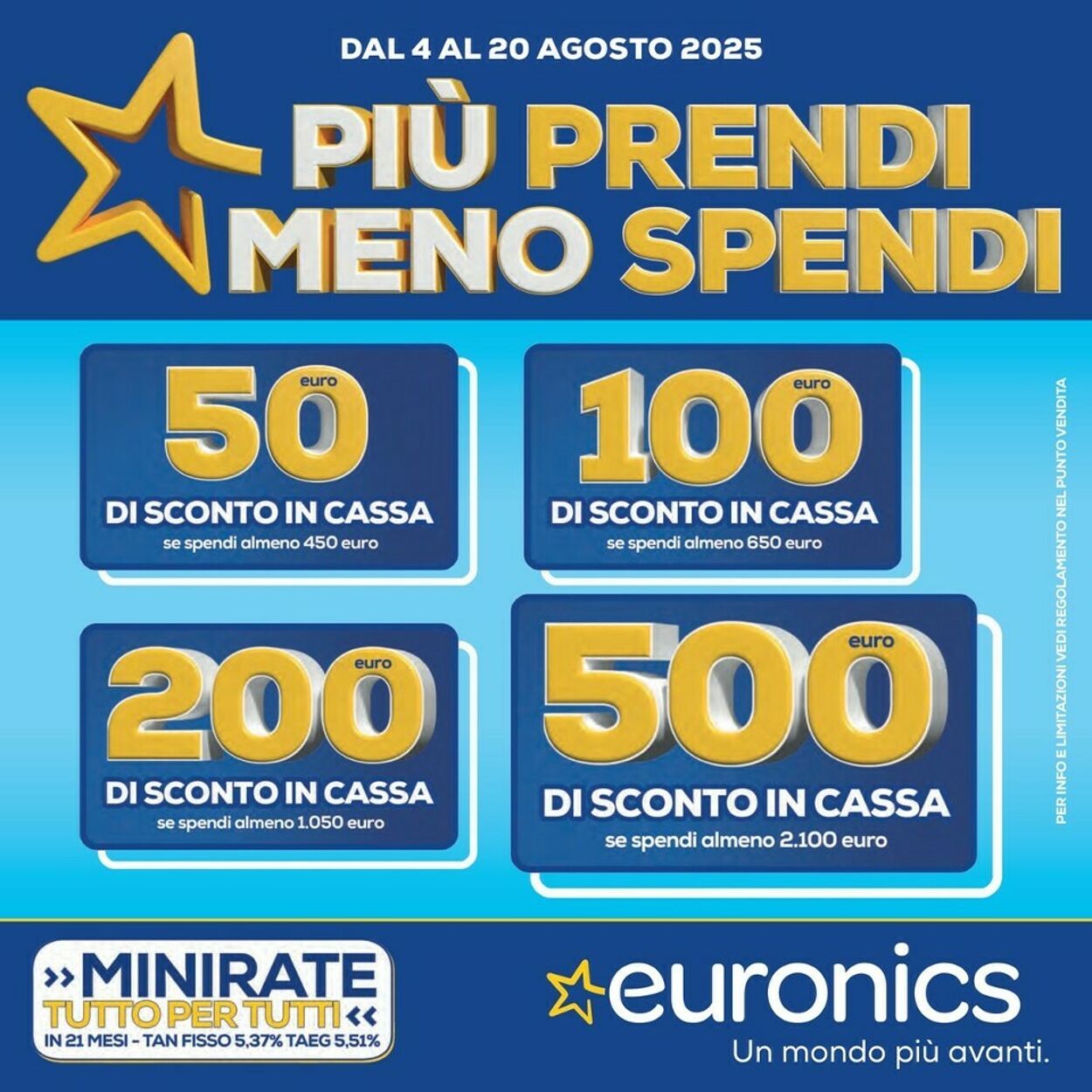 Volantino Euronics 04.08.2025 - 20.08.2025