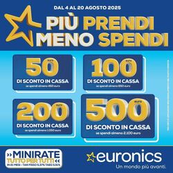 Volantino Euronics 04.08.2025 - 20.08.2025