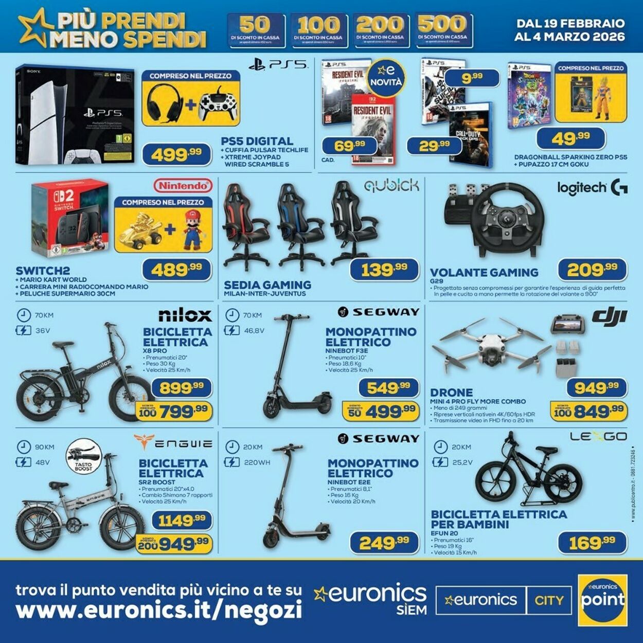 Volantino Euronics 19.02.2026 - 04.03.2026