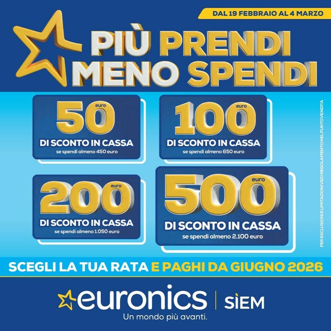 Volantino Euronics 19.02.2026 - 04.03.2026