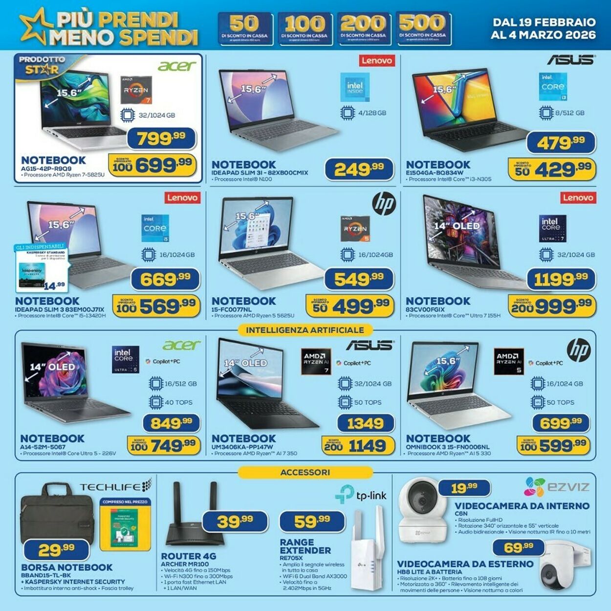 Volantino Euronics 19.02.2026 - 04.03.2026