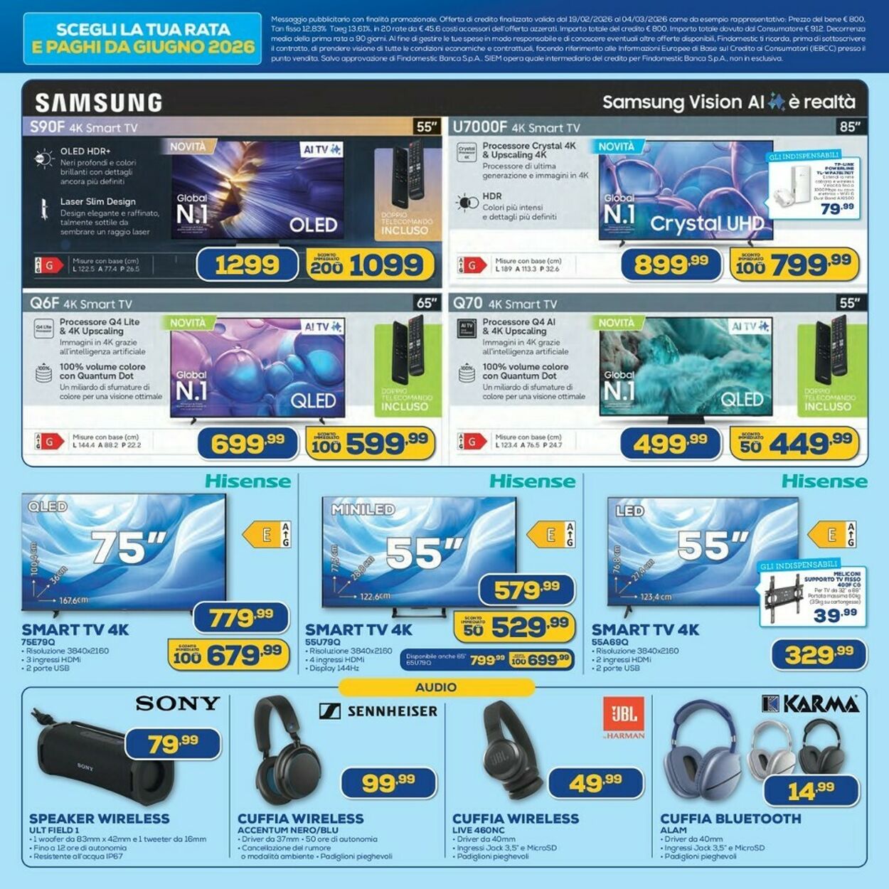 Volantino Euronics 19.02.2026 - 04.03.2026