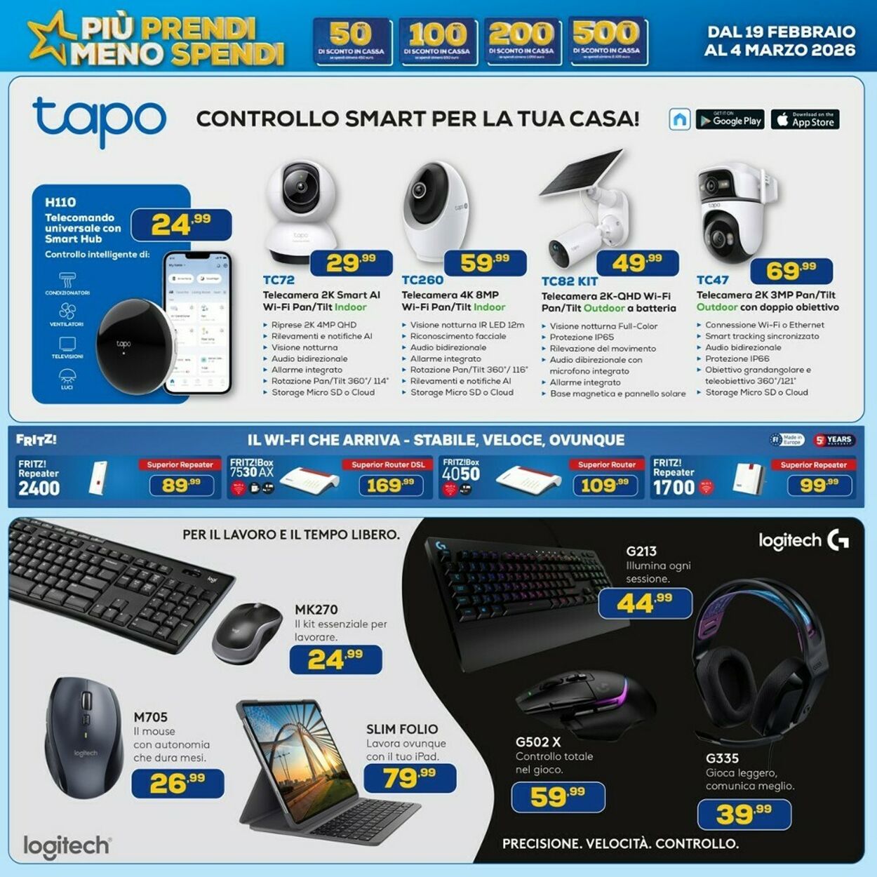 Volantino Euronics 19.02.2026 - 04.03.2026