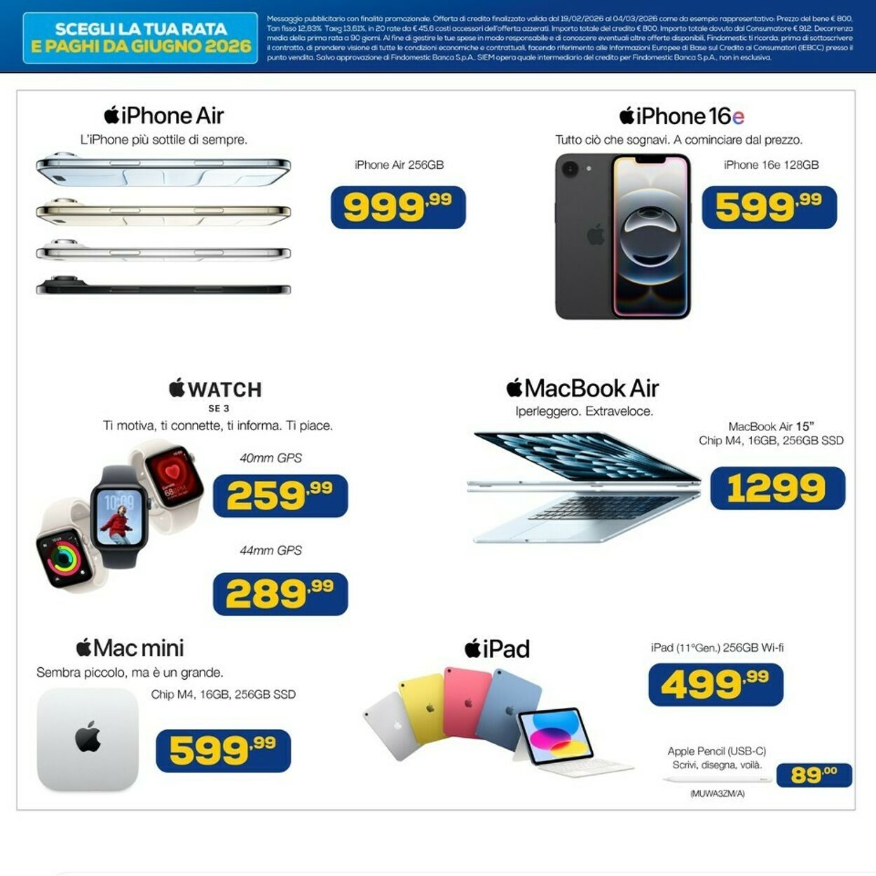 Volantino Euronics 19.02.2026 - 04.03.2026