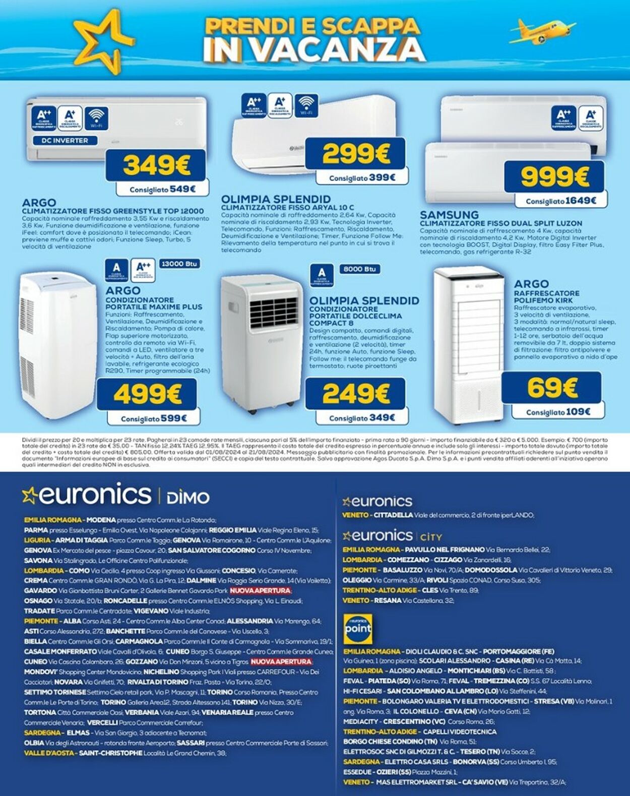 Volantino Euronics 01.08.2024 - 21.08.2024