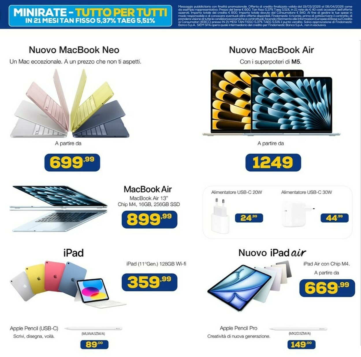 Volantino Euronics 19.03.2026 - 08.04.2026