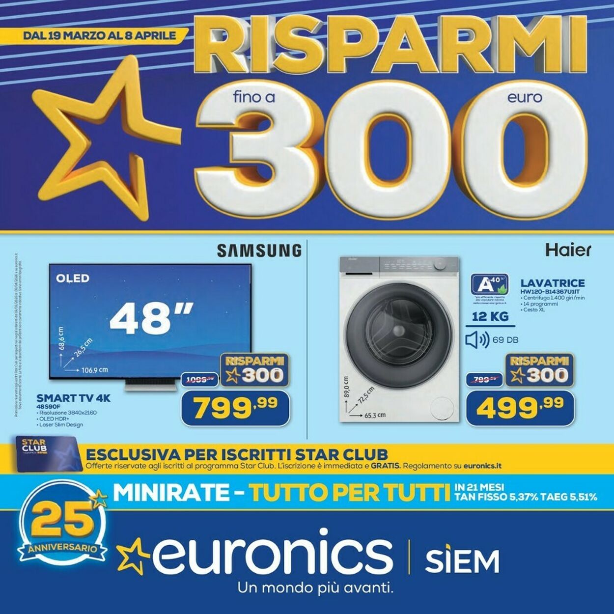 Volantino Euronics 19.03.2026 - 08.04.2026
