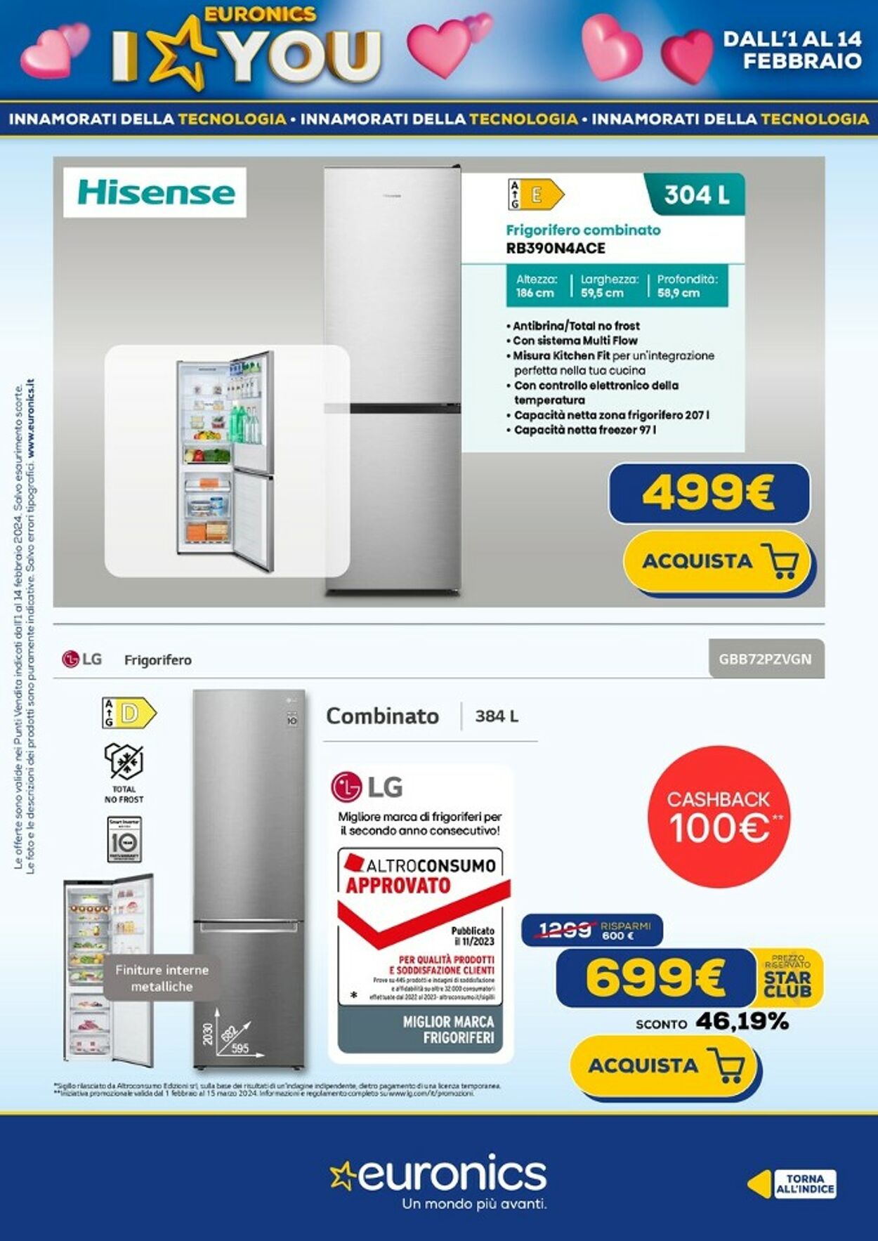 Volantino Euronics 01.02.2024 - 14.02.2024