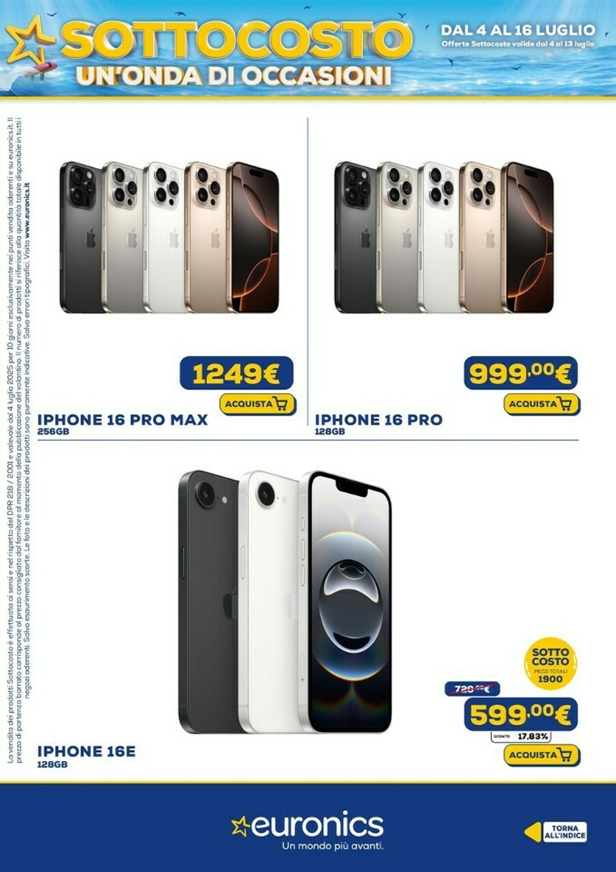 Volantino Euronics 04.07.2025 - 13.07.2025