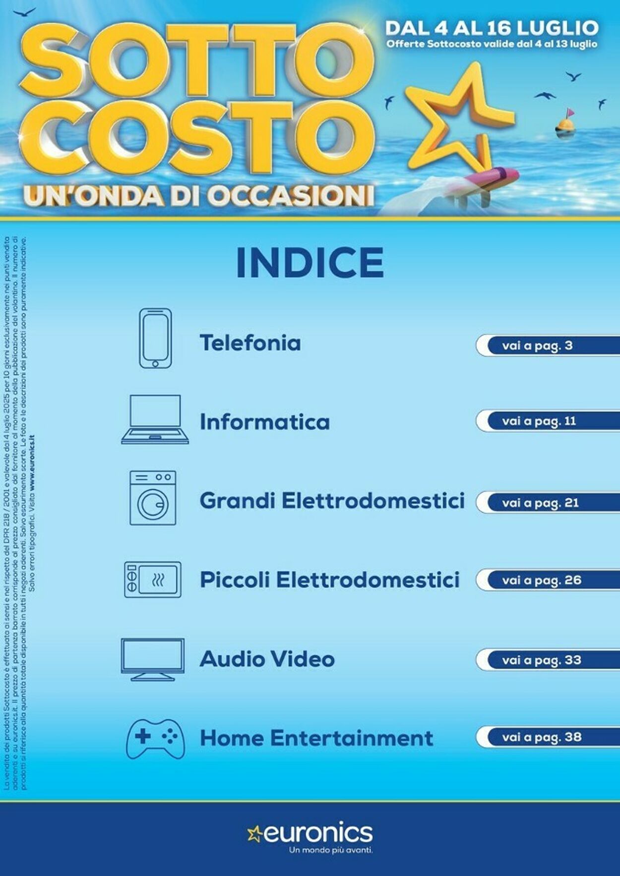 Volantino Euronics 04.07.2025 - 13.07.2025