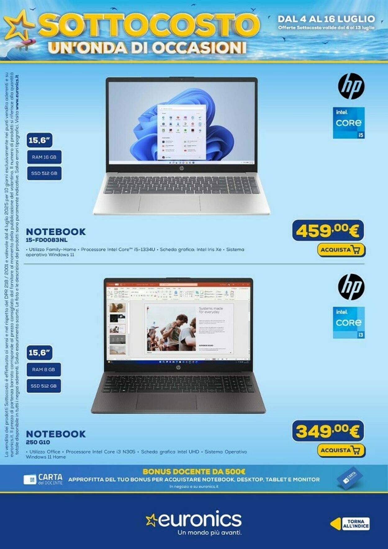 Volantino Euronics 04.07.2025 - 13.07.2025