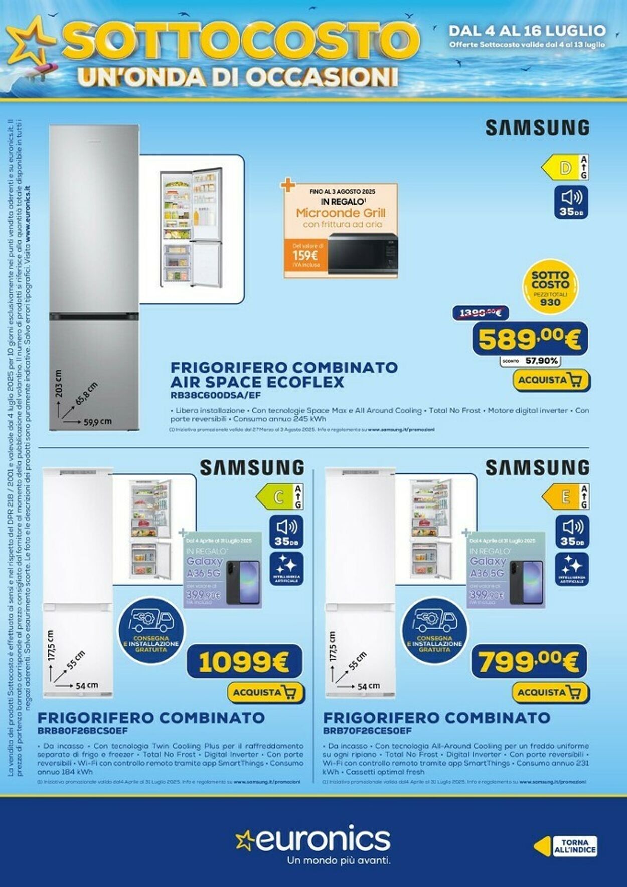Volantino Euronics 04.07.2025 - 16.07.2025