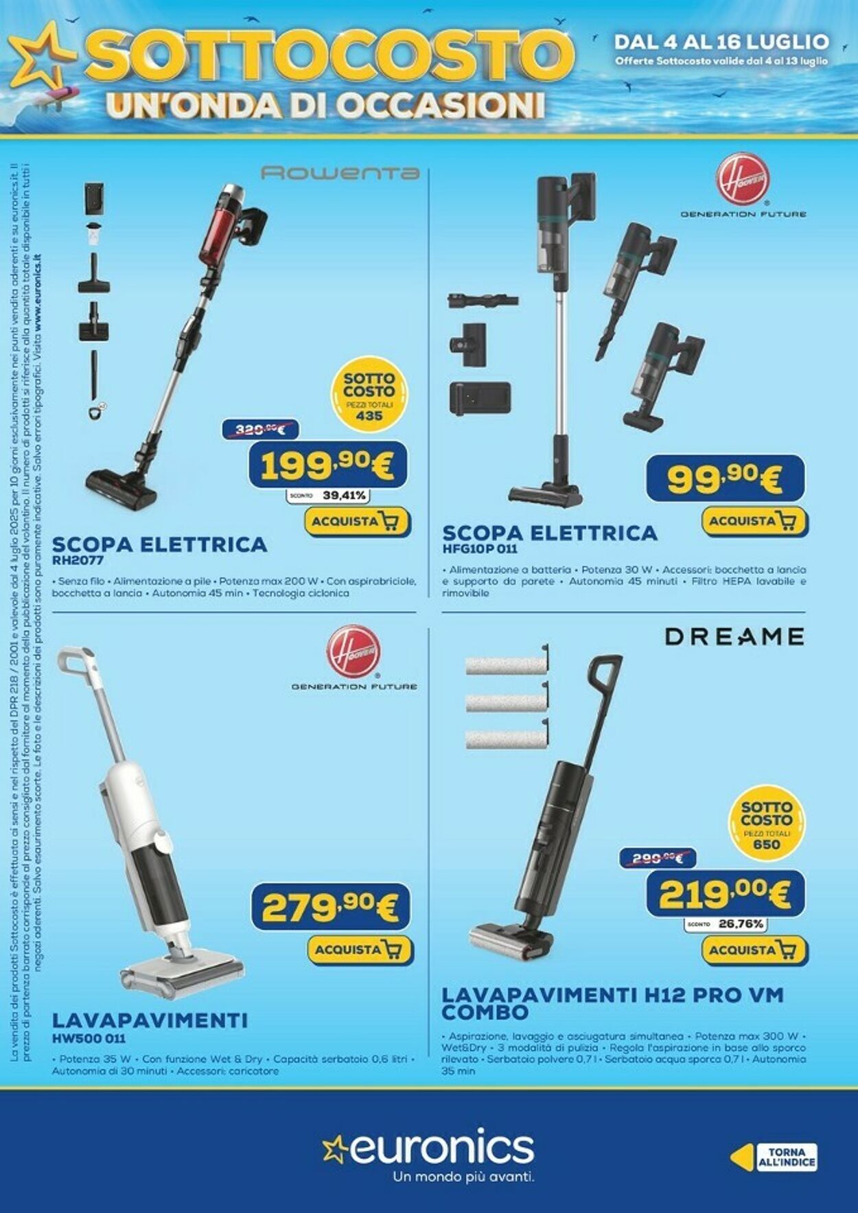Volantino Euronics 04.07.2025 - 16.07.2025