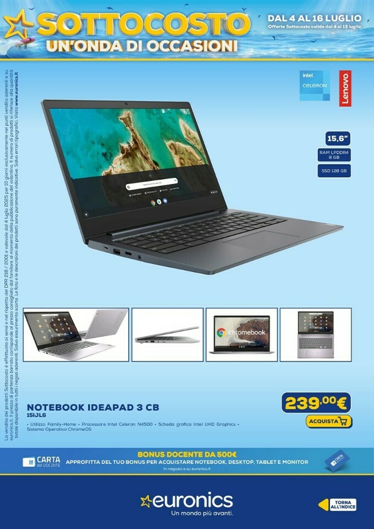 Volantino Euronics 04.07.2025 - 16.07.2025