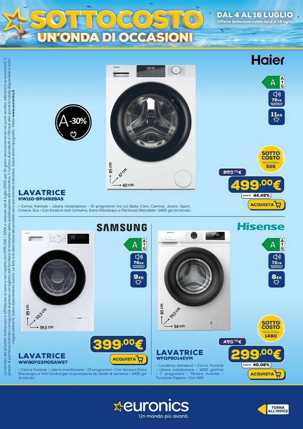 Volantino Euronics 04.07.2025 - 16.07.2025