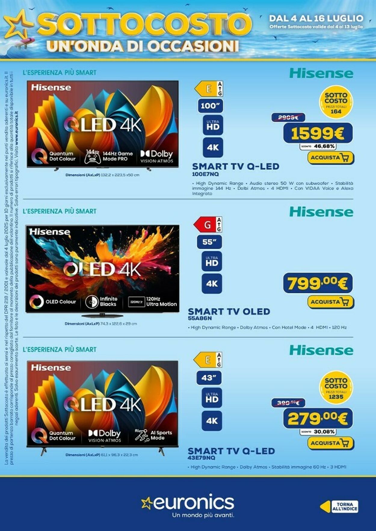 Volantino Euronics 04.07.2025 - 16.07.2025