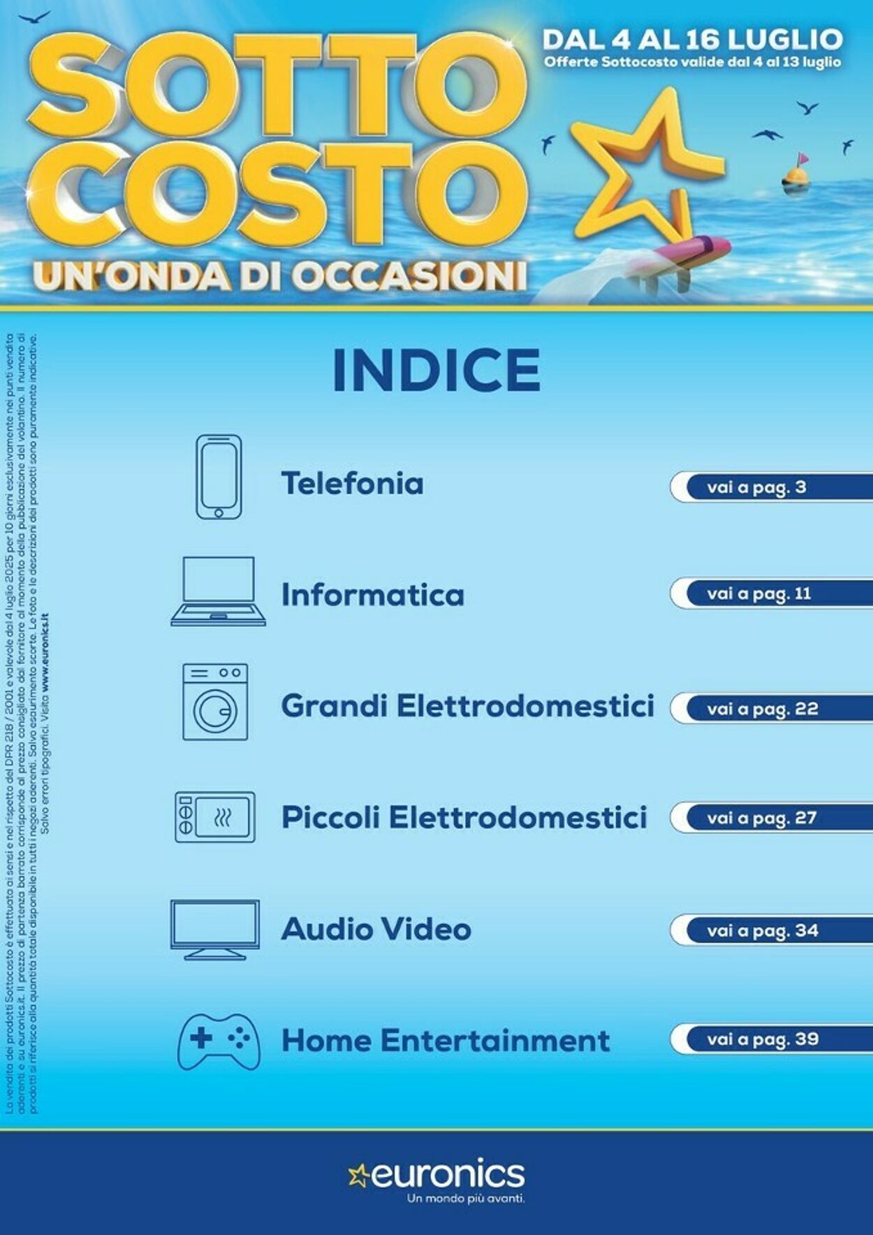Volantino Euronics 04.07.2025 - 16.07.2025