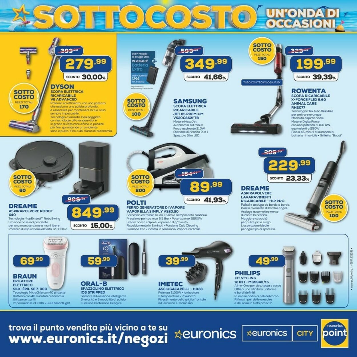 Volantino Euronics 04.07.2025 - 16.07.2025