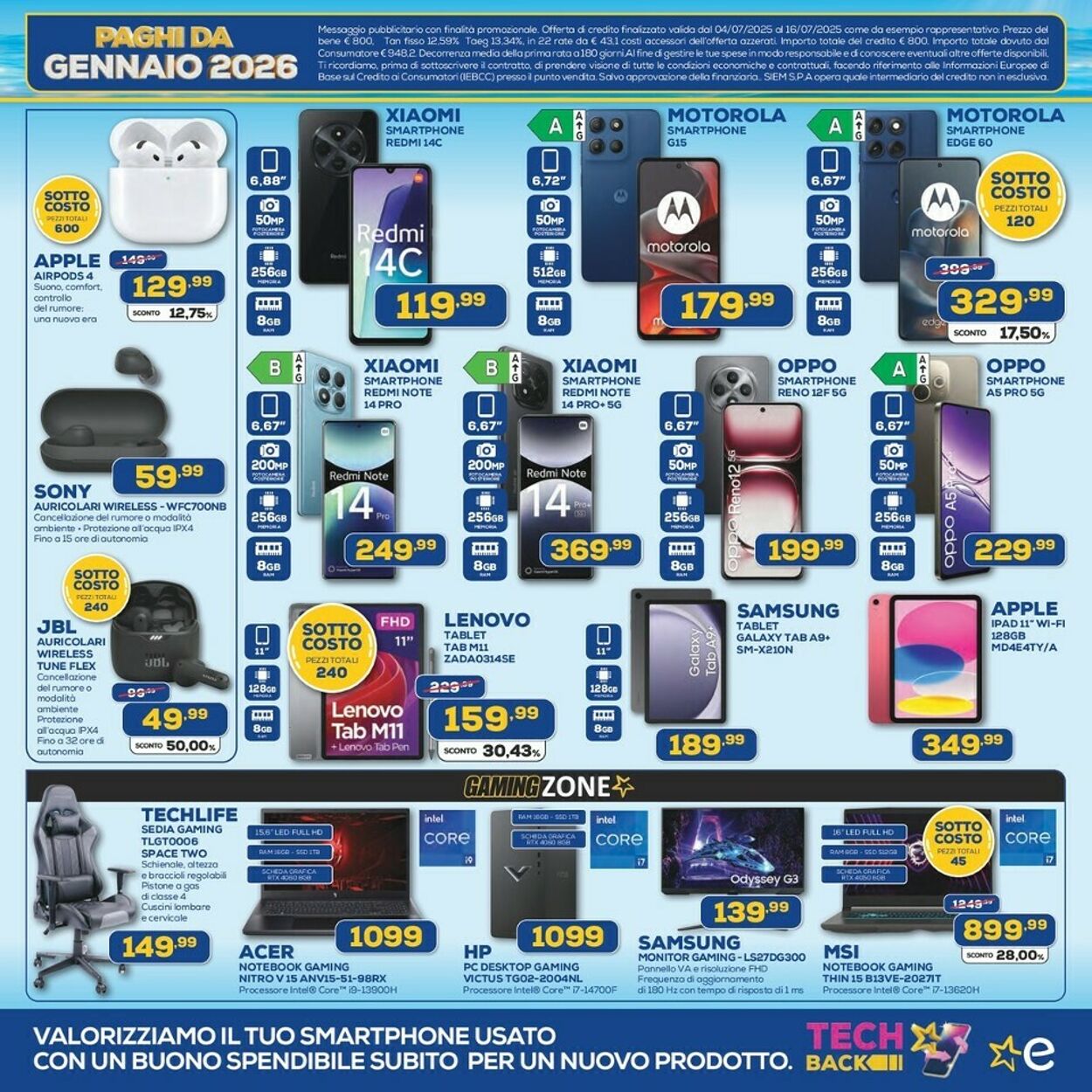 Volantino Euronics 04.07.2025 - 16.07.2025