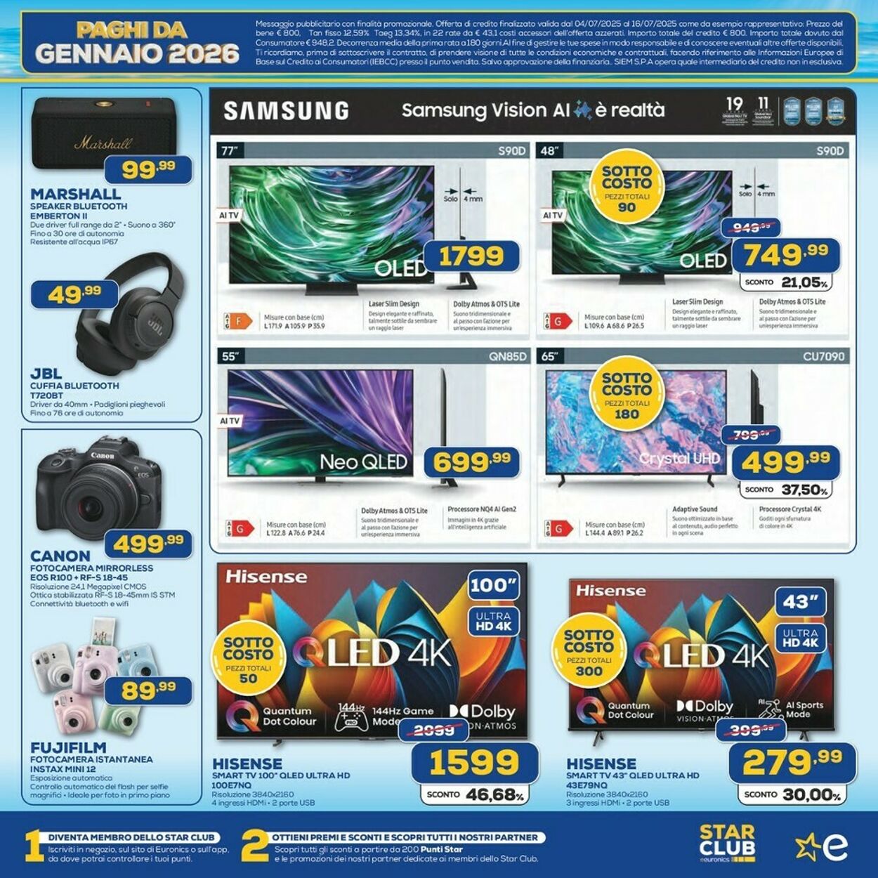 Volantino Euronics 04.07.2025 - 16.07.2025