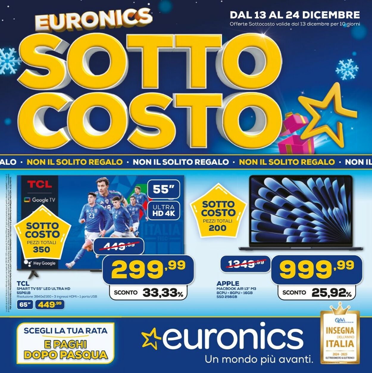 Volantino Euronics 13.12.2024 - 24.12.2024