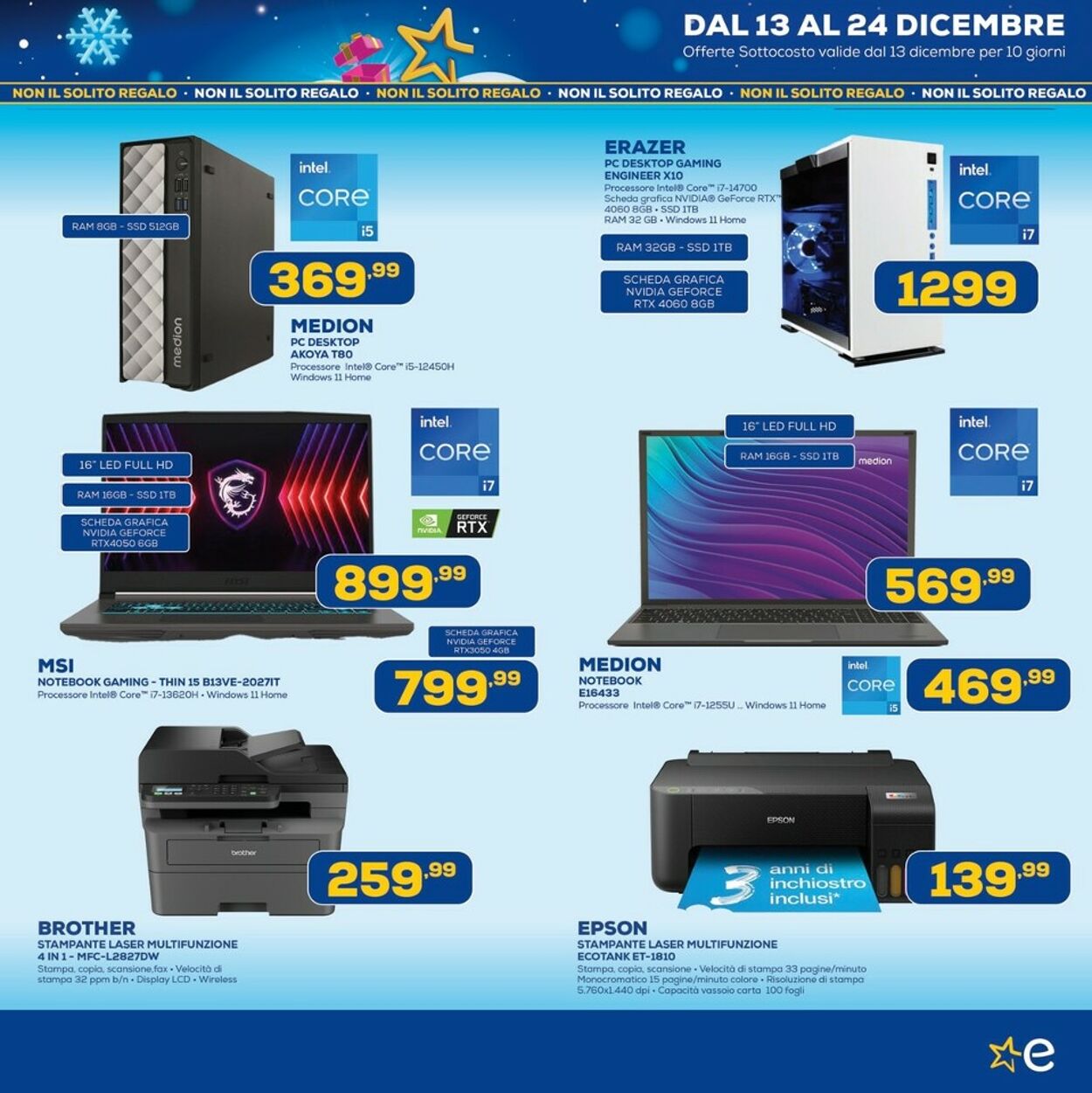 Volantino Euronics 13.12.2024 - 24.12.2024