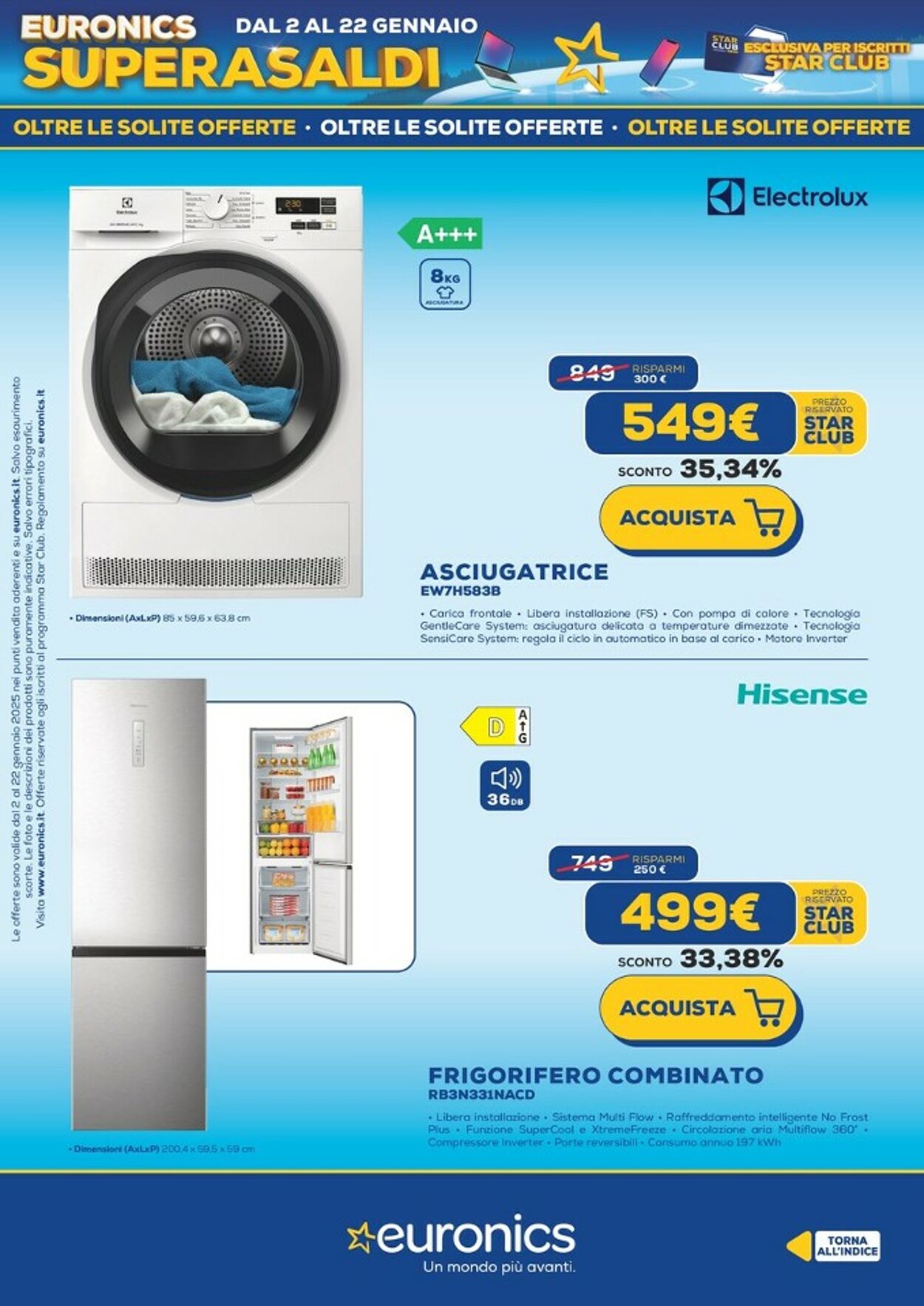 Volantino Euronics 02.01.2025 - 22.01.2025