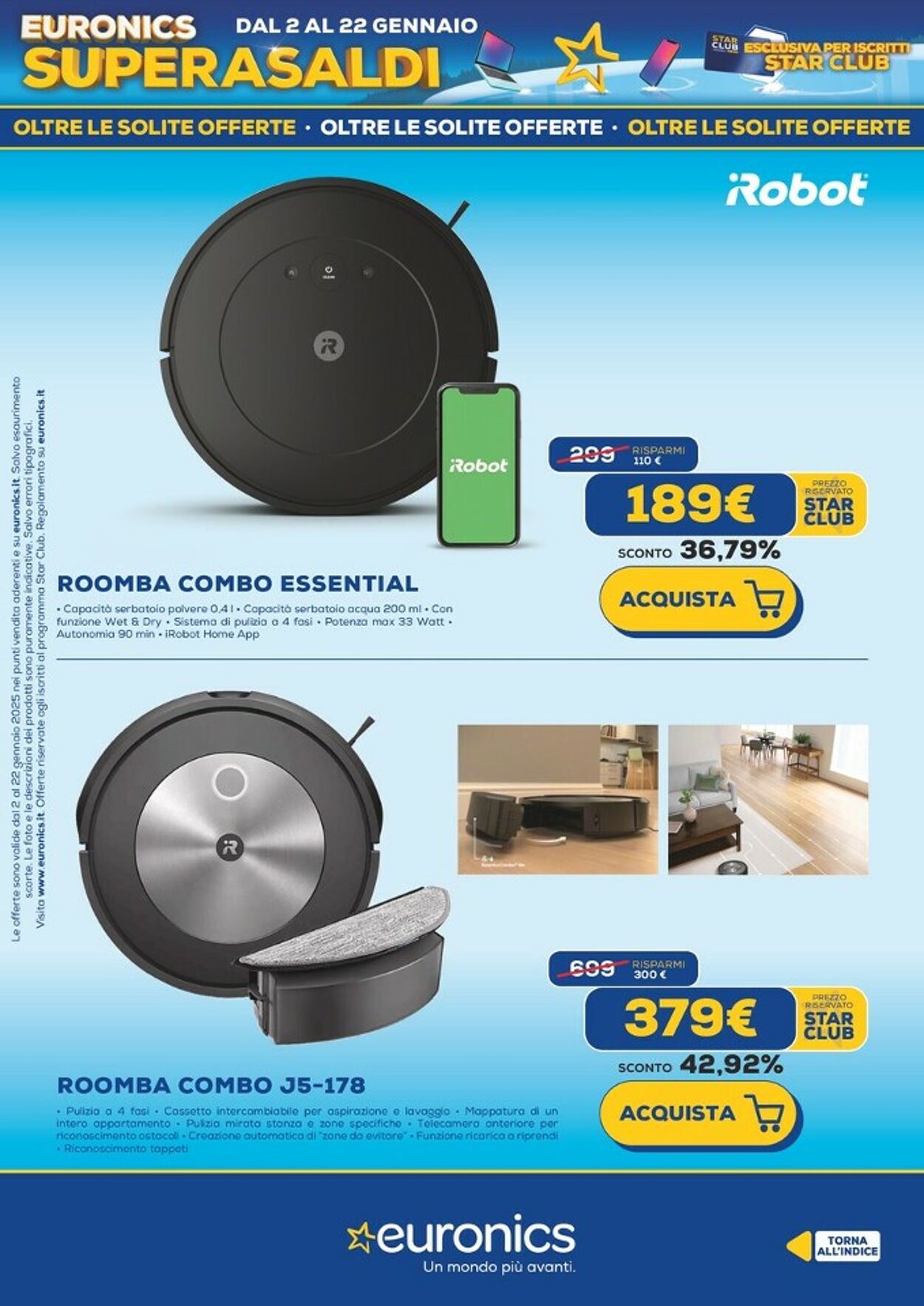 Volantino Euronics 02.01.2025 - 22.01.2025