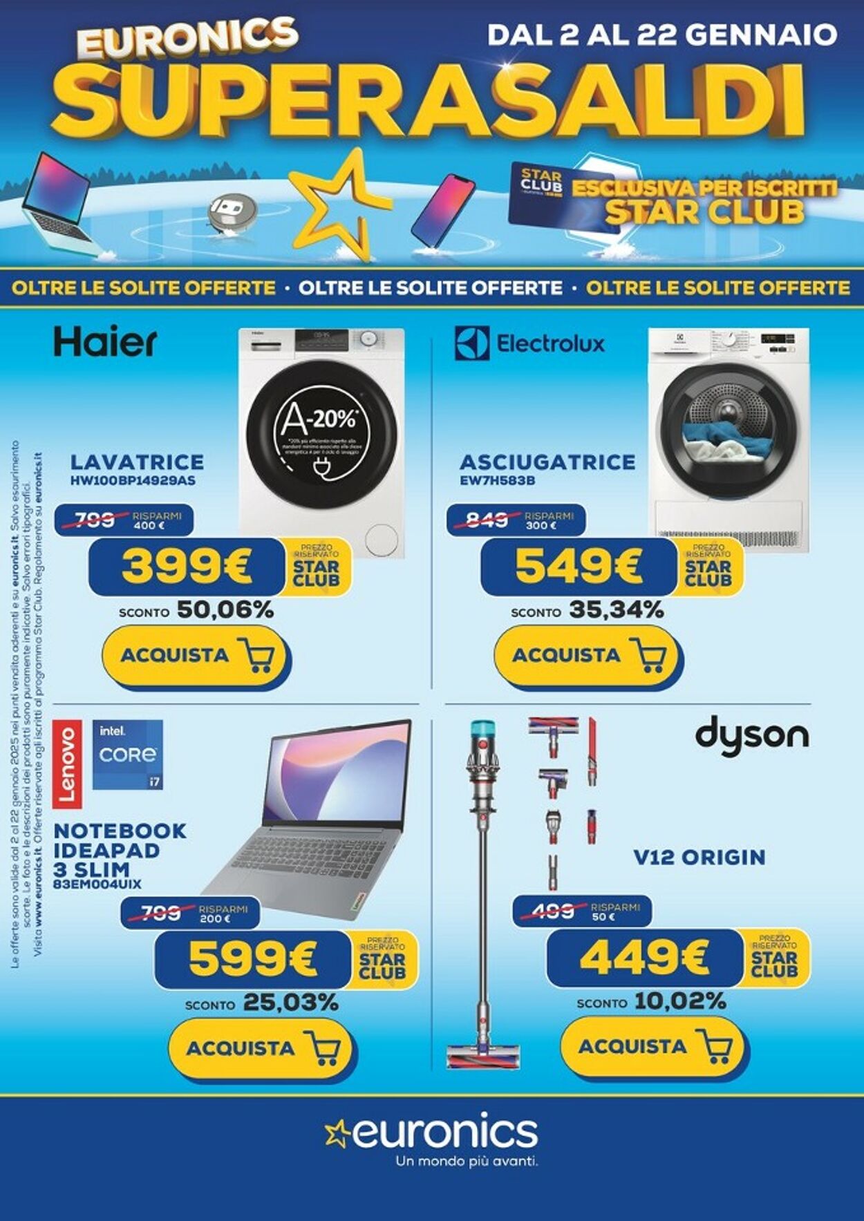 Volantino Euronics 02.01.2025 - 22.01.2025