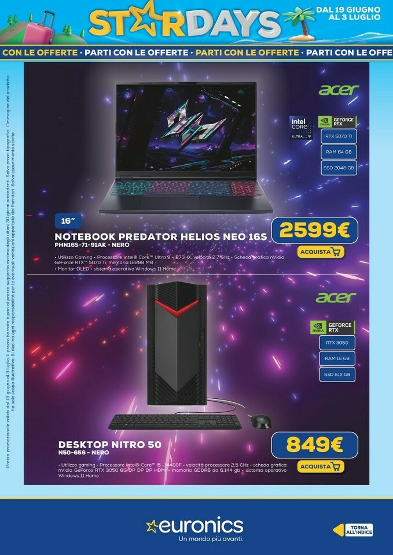Volantino Euronics 27.06.2025 - 16.07.2025