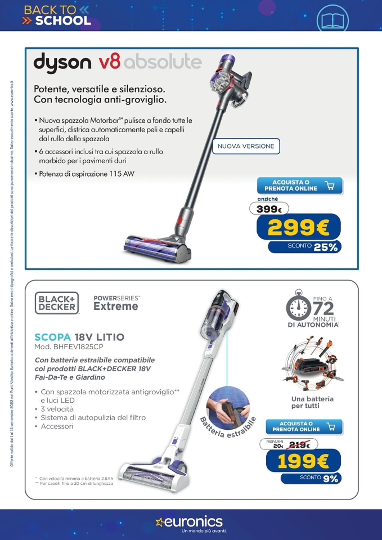 Volantino Euronics 01.09.2022 - 14.09.2022