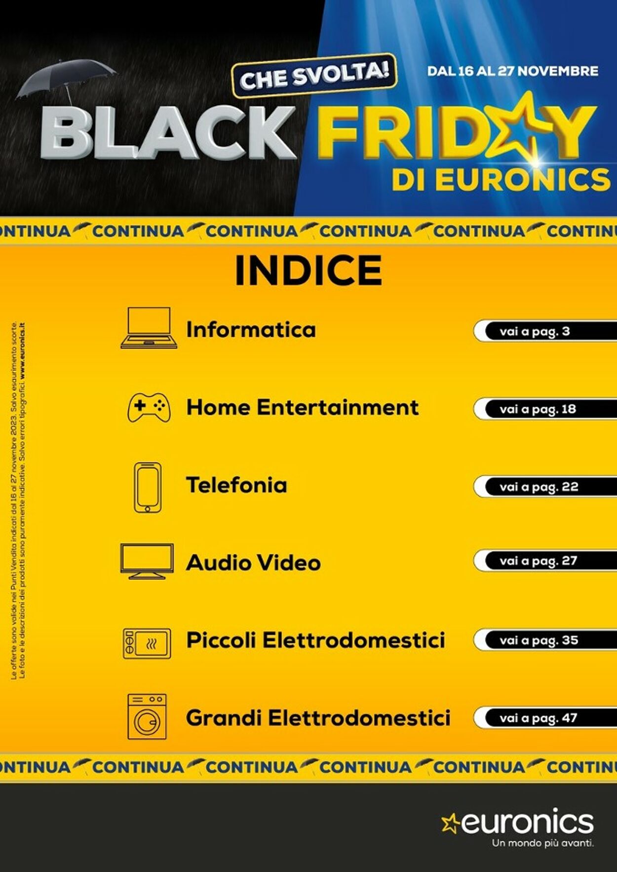 Volantino Euronics 22.11.2023 - 03.12.2023