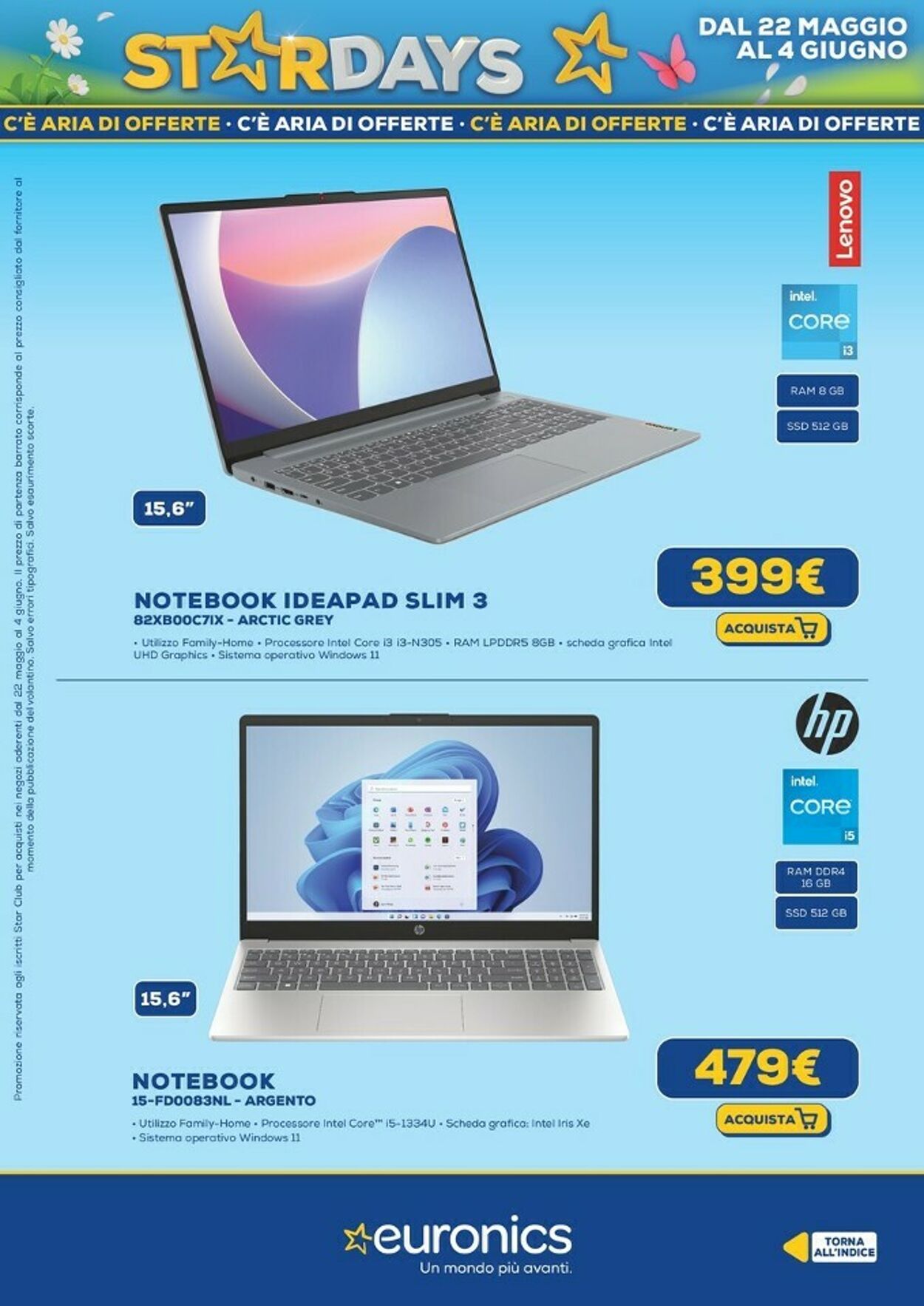Volantino Euronics 29.05.2025 - 11.06.2025