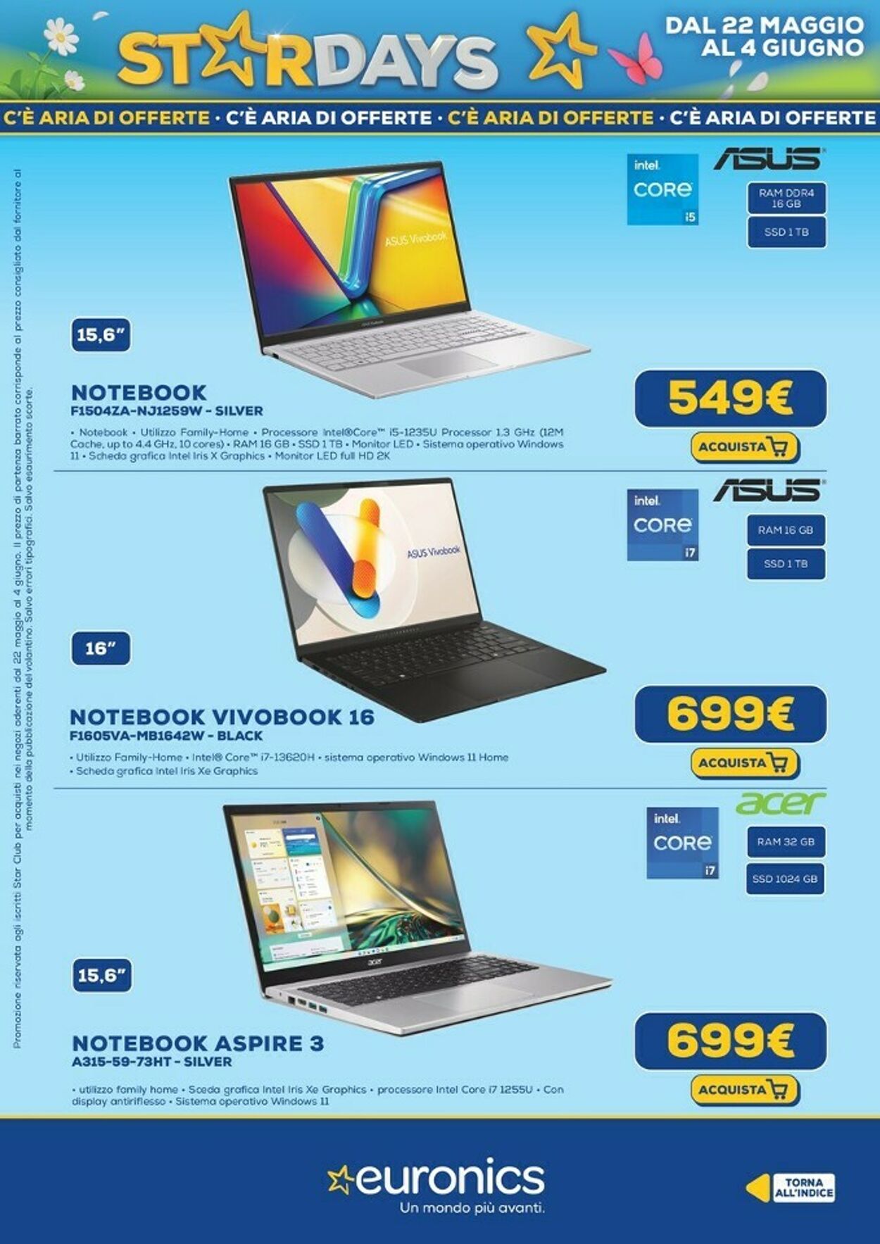 Volantino Euronics 29.05.2025 - 11.06.2025