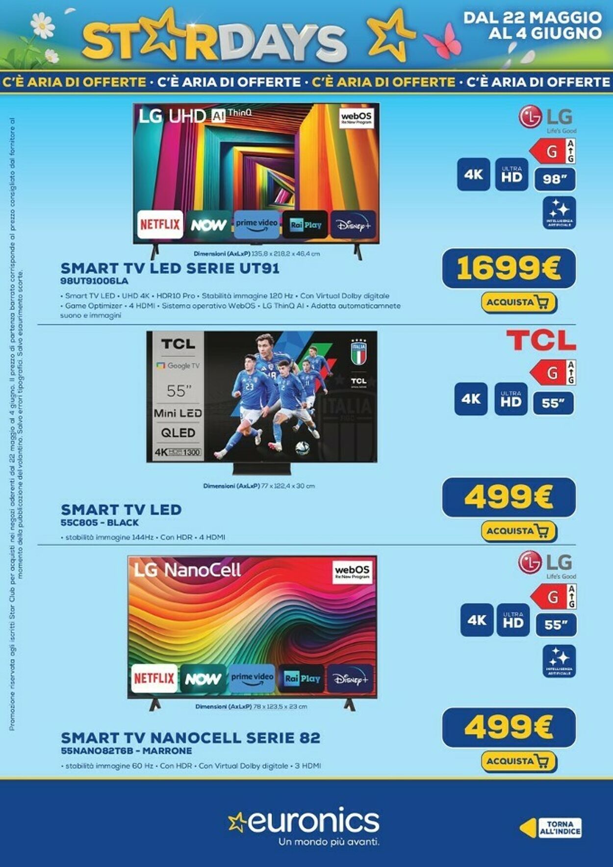 Volantino Euronics 29.05.2025 - 11.06.2025