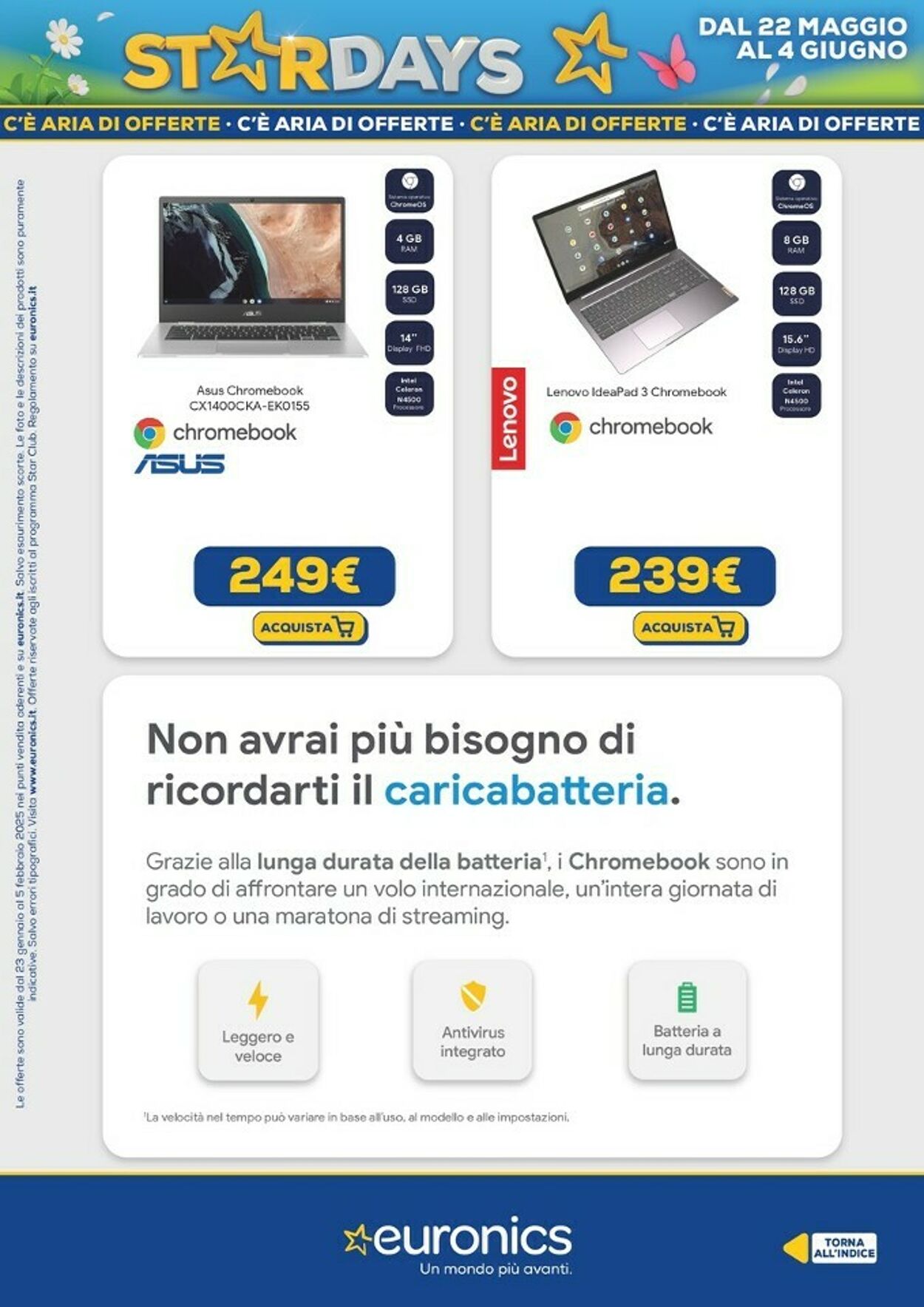 Volantino Euronics 29.05.2025 - 11.06.2025