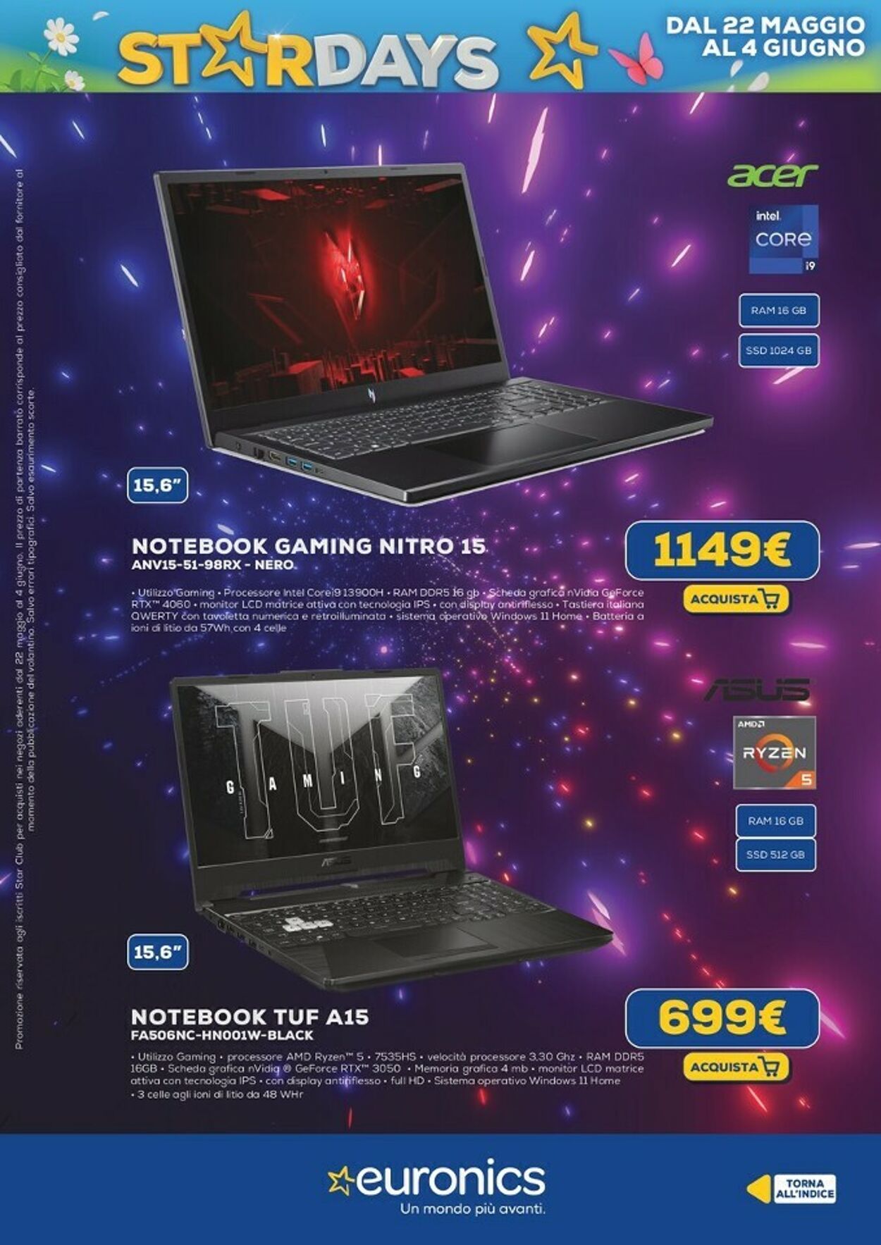 Volantino Euronics 29.05.2025 - 11.06.2025