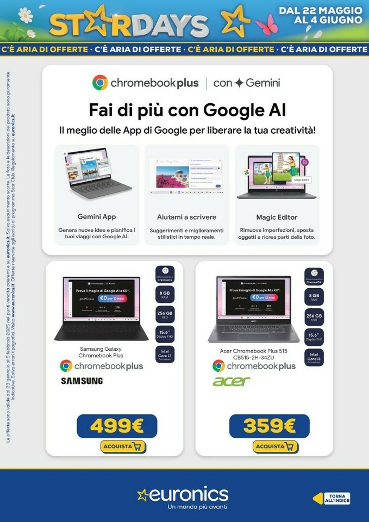 Volantino Euronics 27.05.2025 - 09.06.2025