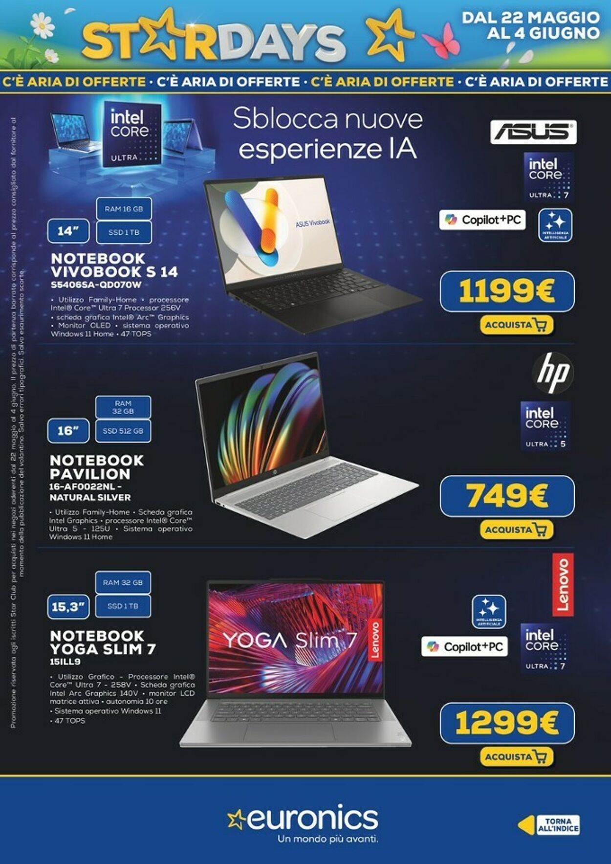Volantino Euronics 27.05.2025 - 09.06.2025